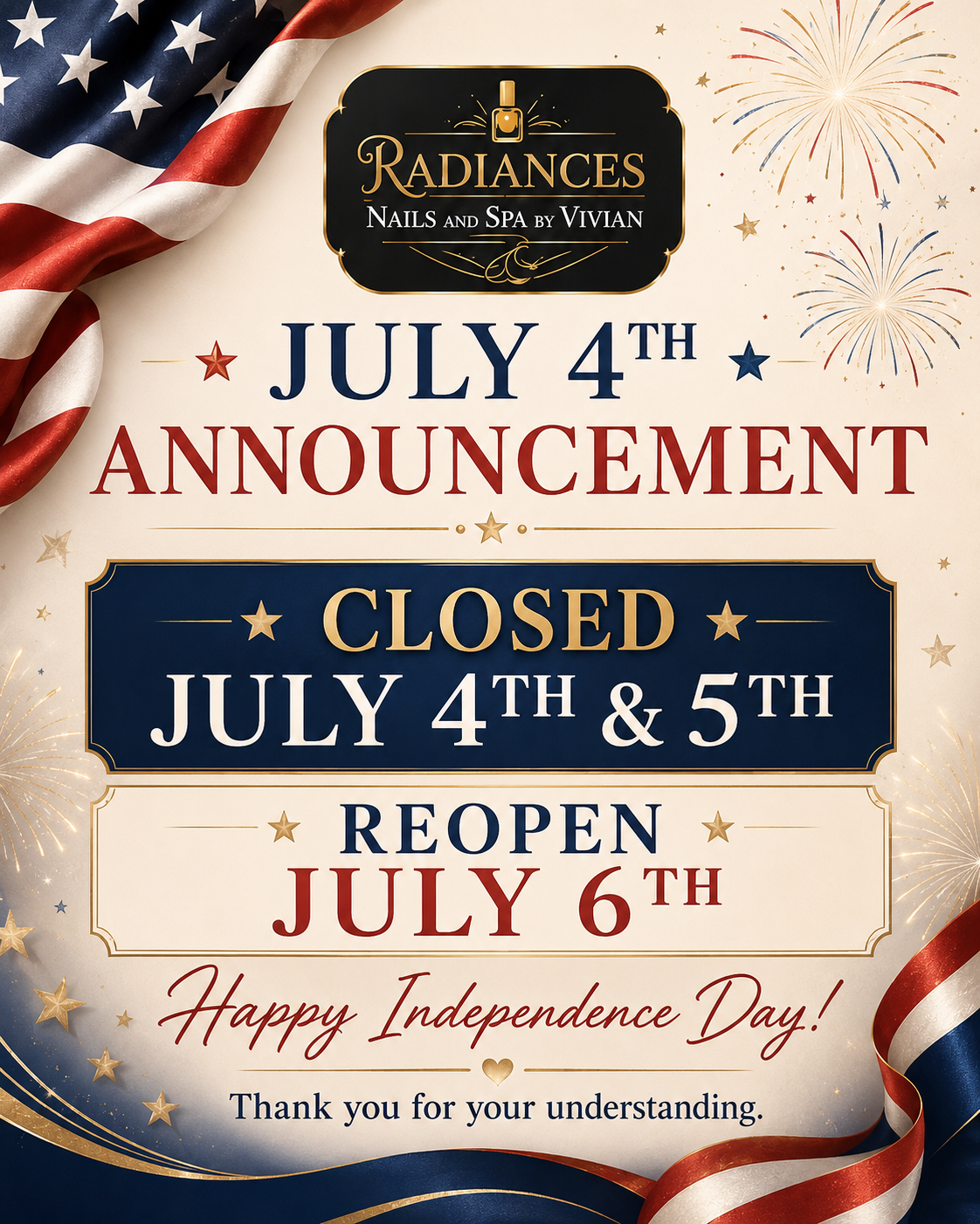 Radiance Nails & Spa by Vivian nail work in Appleton, Wisconsin